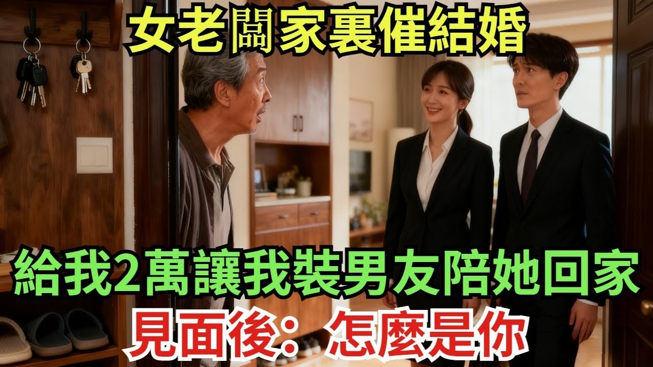 女老闆家裏催結婚，給我2萬讓我裝男友陪她回家，見面後：怎麼是你#真實故事#案件#奇聞#故事#奇聞觀察室#奇聞#真相#奇聞軼事#談笑娛生