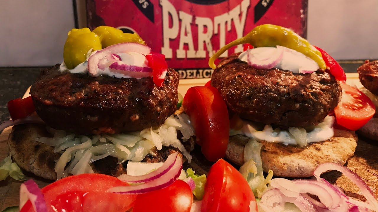 Mediterranean burger