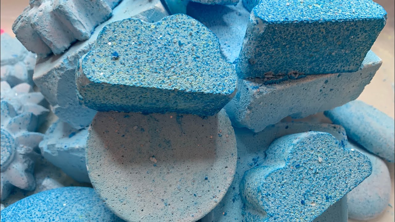 ASMR• Soft and crunchy GC reforms 💙💙🤍💙💙 Oddly satisfying// Gym Chalk//ASMR