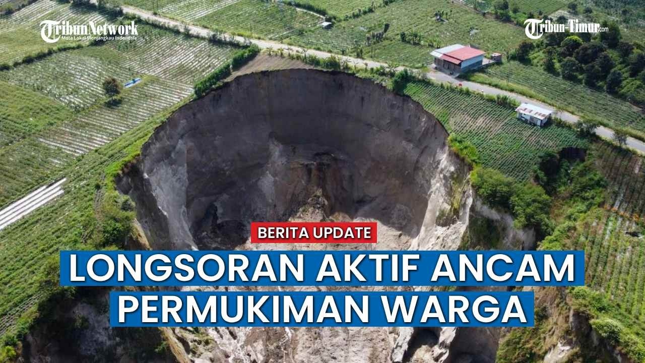 Lubang Raksasa Terus Meluas, Jalan Penghubung Aceh Tengah-Bener Meriah Putus Total