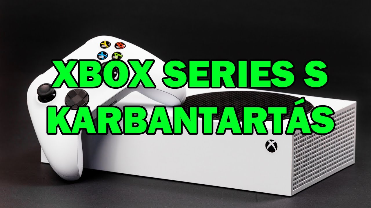 Xbox Series S Takarítás és újrapasztázás