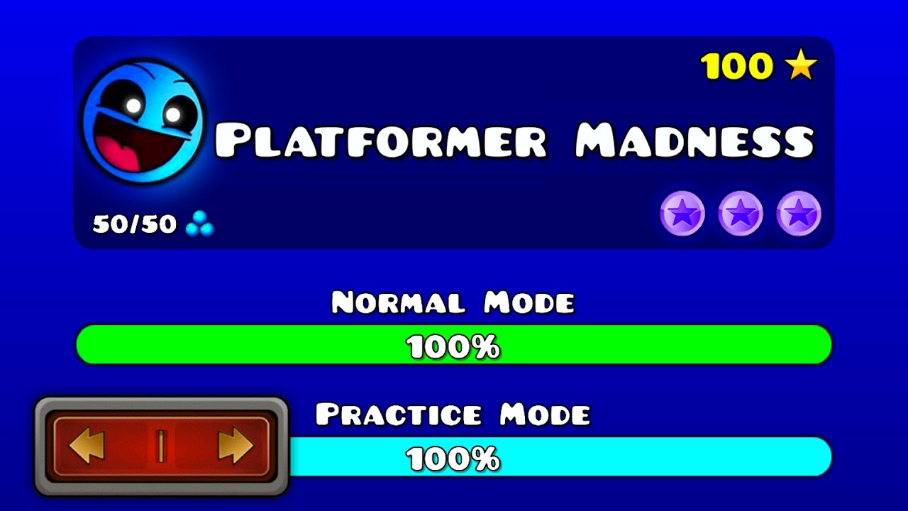 Я превратил Stereo Madness в платформенный уровень [3-часовое испытание]