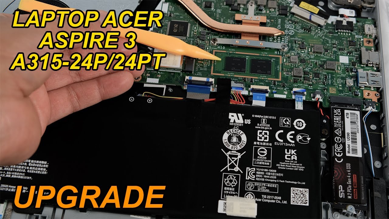 Upgrade Laptop💻 Acer Aspire 3 A315-24P-24PT Series | Instalar/Cambiar SSD's en M.2