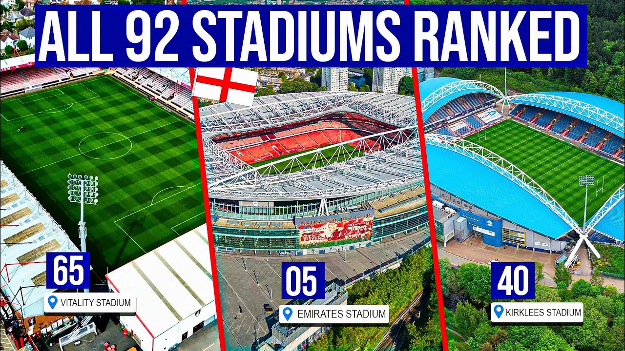 All 92 English Football League Stadiums RANKED
