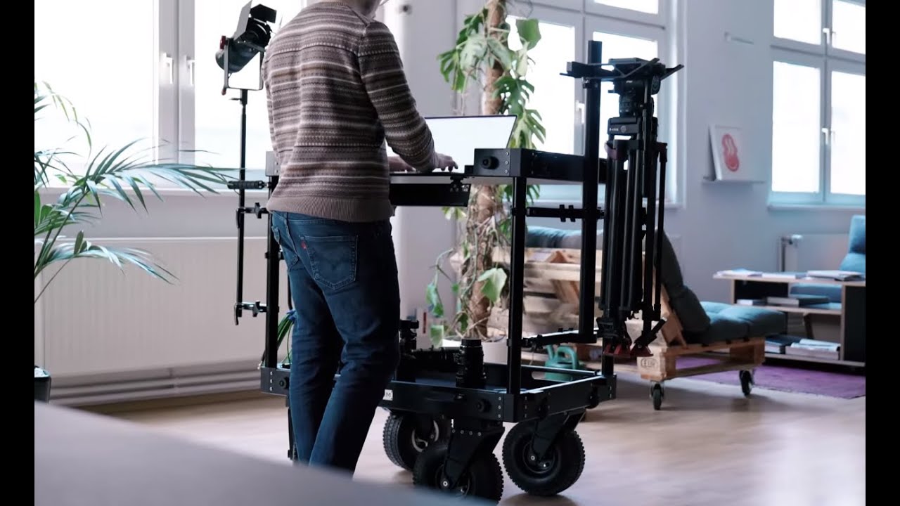 (Español) Personalice el trabajo de filmación con Proaim Victor Pro Video Production Camera Cart