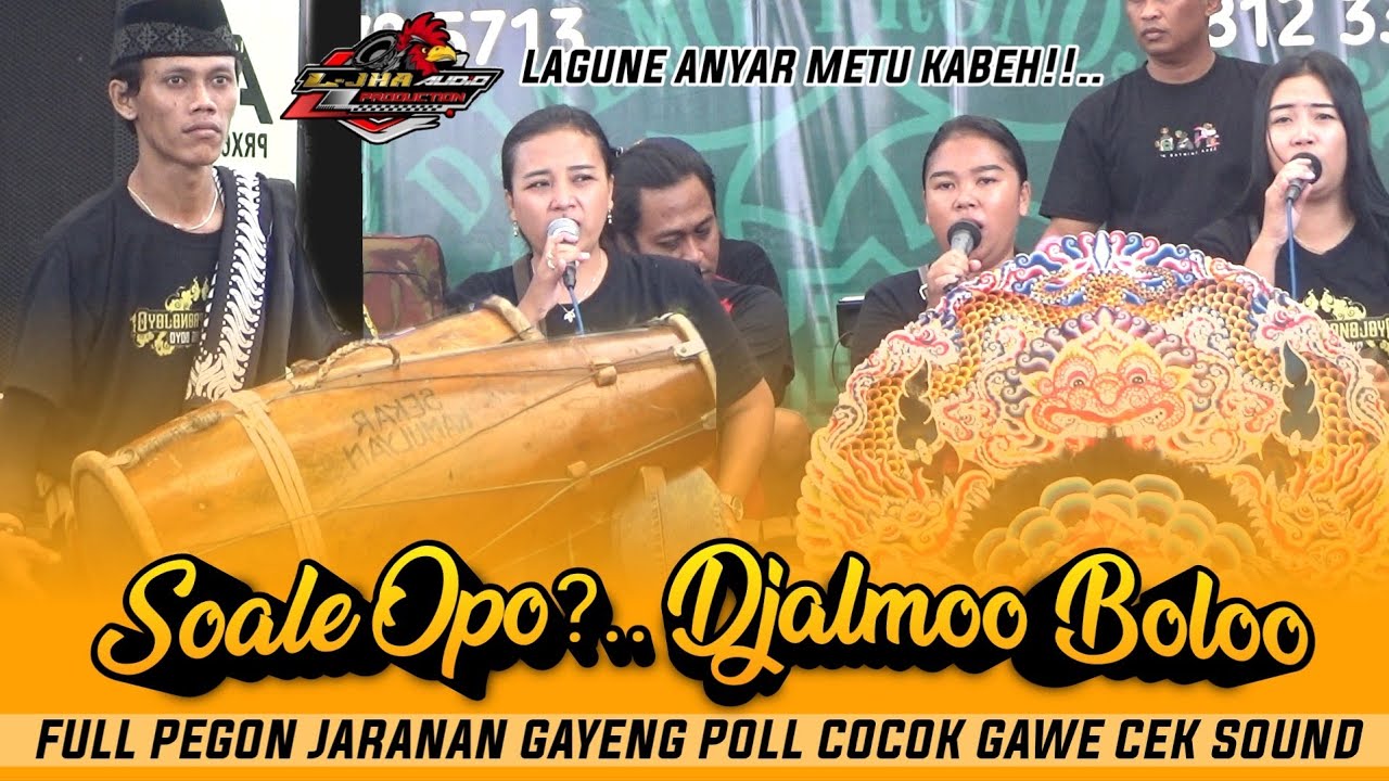 LAGUNE ANYAR KABEH❗️FULL PEGON JARANAN DJALMO PRONOJOYO Voc. Gea,Dinda&Ika. L JHA Audio Glerr