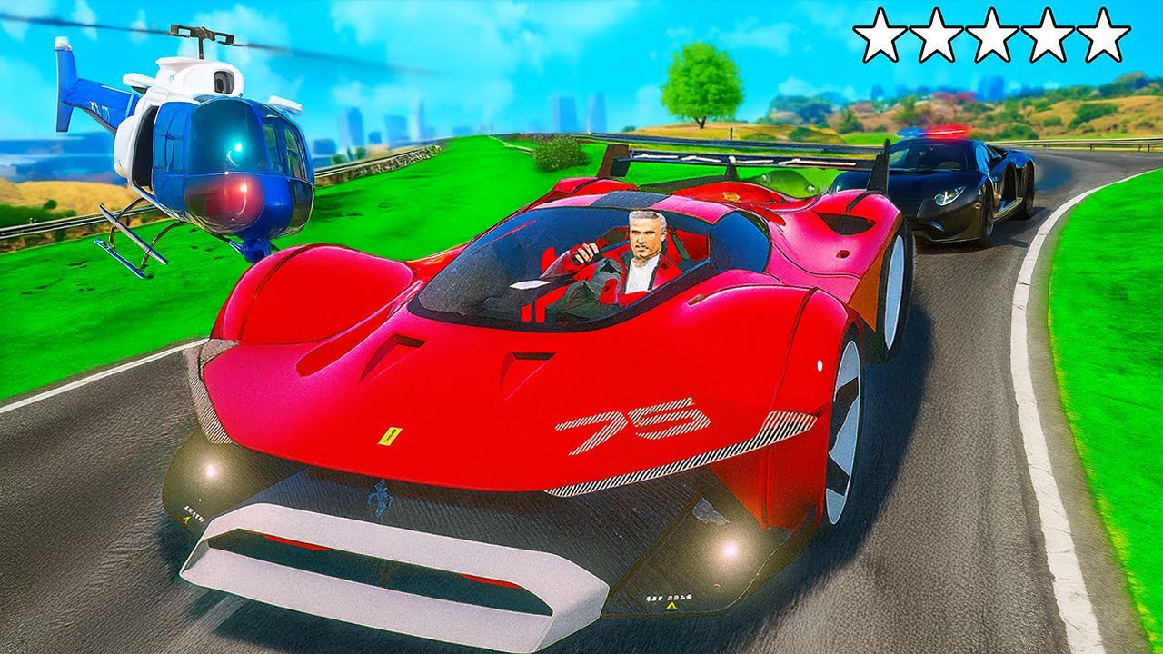 POLIZEI verfolgt OP FERRARI in GTA 5! (Polizei vs. Dieb)