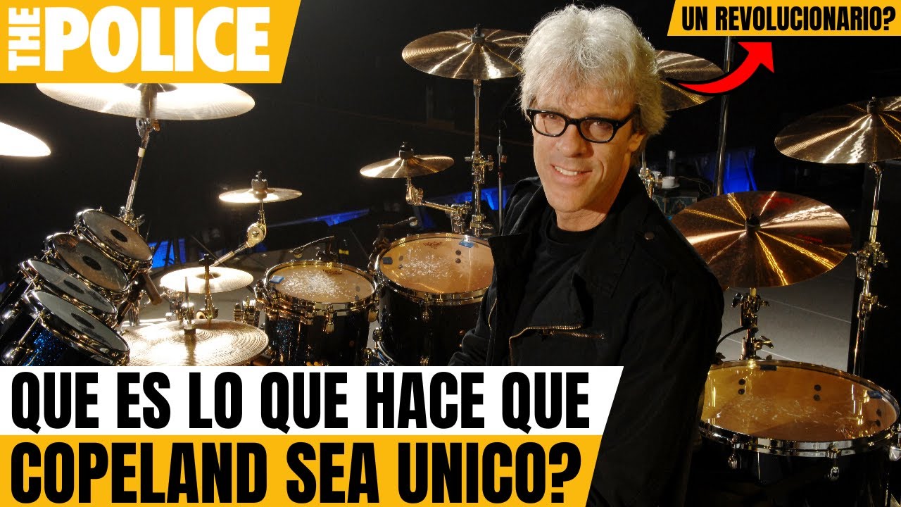 5 RAZONES para ENTENDER porque STEWART COPELAND de THE POLICE es un BATERISTA UNICO 🥁