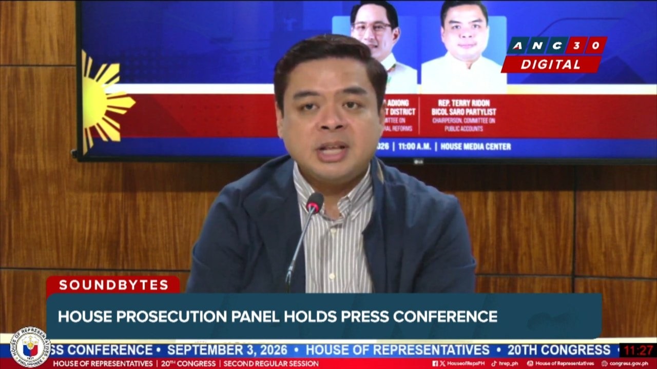 Ridon: Whole-day trials to expedite VP Sara impeachment proceedings | ANC