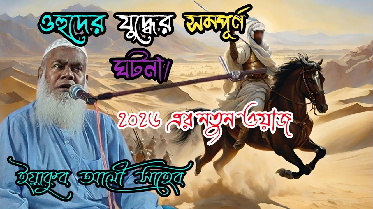 ওহুদের যুদ্ধের সম্পূর্ণ তথ্য দিলেন মাওলানা ইয়াকুব আলী সাহেব।  Yakub Ali Saheb