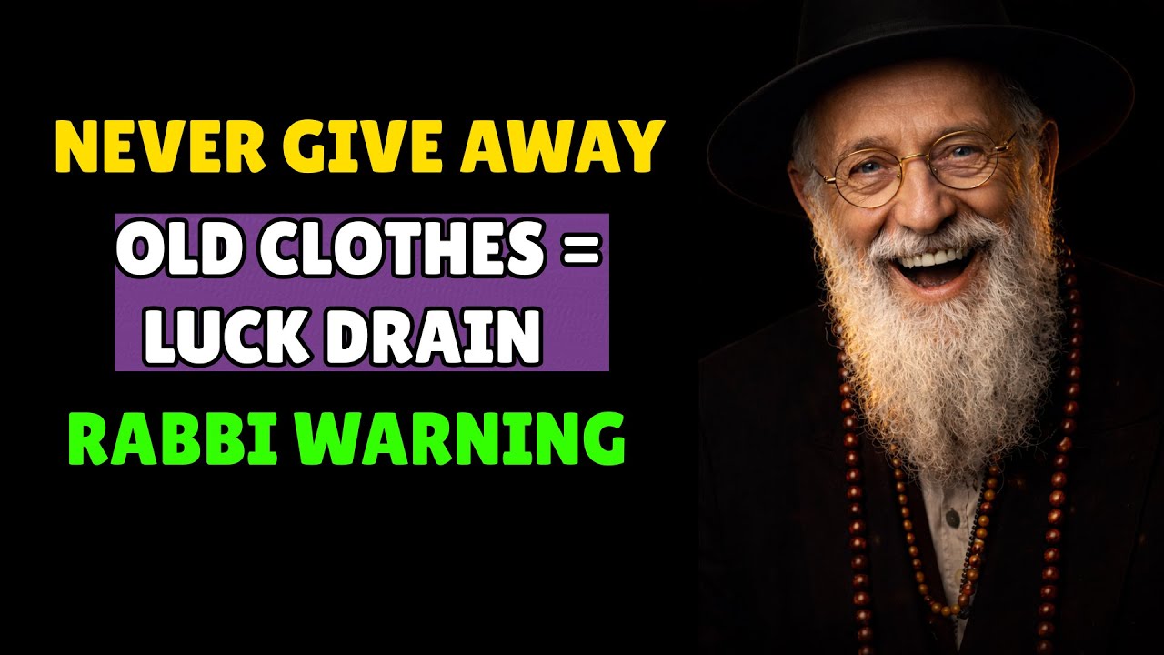 Rabbi NEVER Give Away Your Old Clothes — You're Giving Your LUCK to Someone Else! Kabbalah
