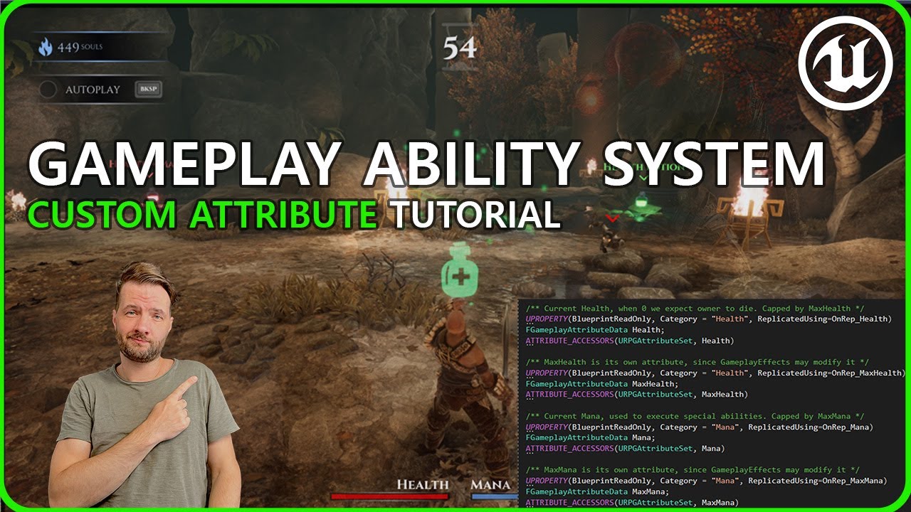 UE5 Gameplay Ability Attribute Tutorial