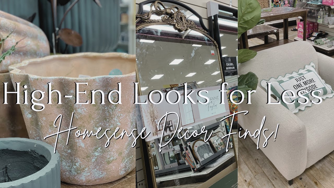 Homesense Shop with Me! High End Decor Finds for Less | Designer Decor on a Budget