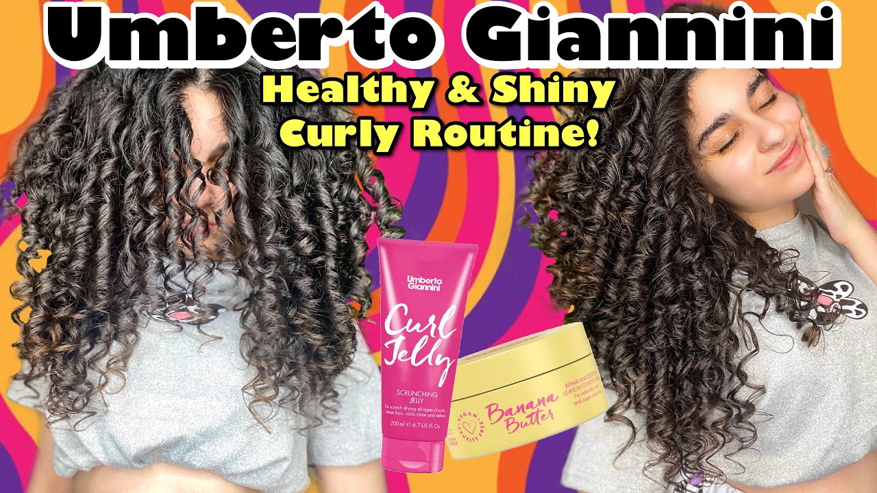 Healthy & SHINY Umberto Giannini Curly Hair Wash & Style Routine