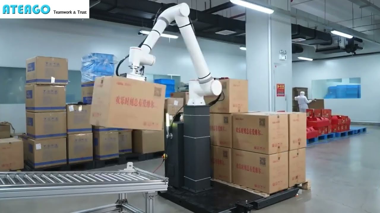 ATEAGO ROBOTIKS Warehouse Automation Palletizing Pick And Drop Cobot Arm Collaborative Robot Arm