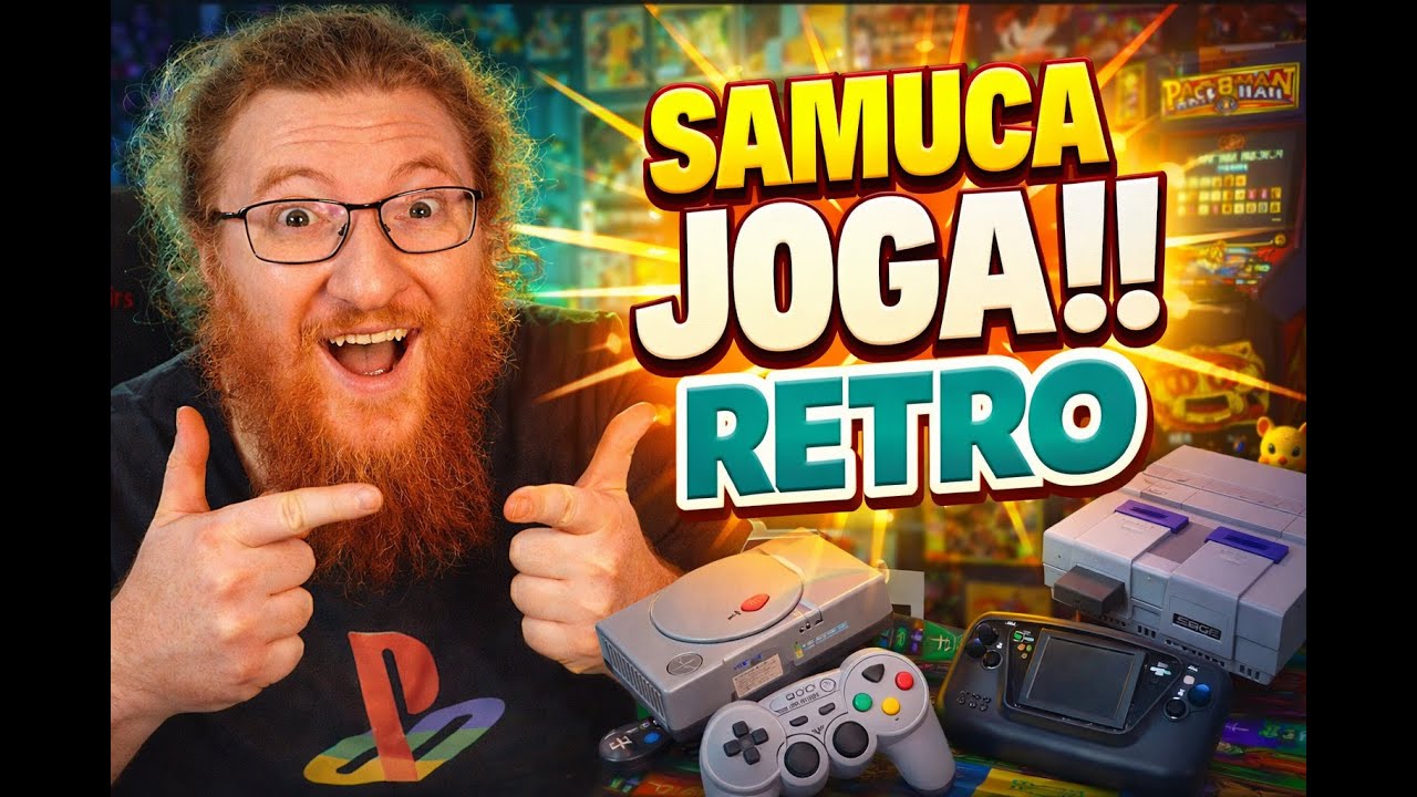 SAMUCA JOGA DIRETO DOS CONSOLES ORIGINAIS NA TV DE TUBO