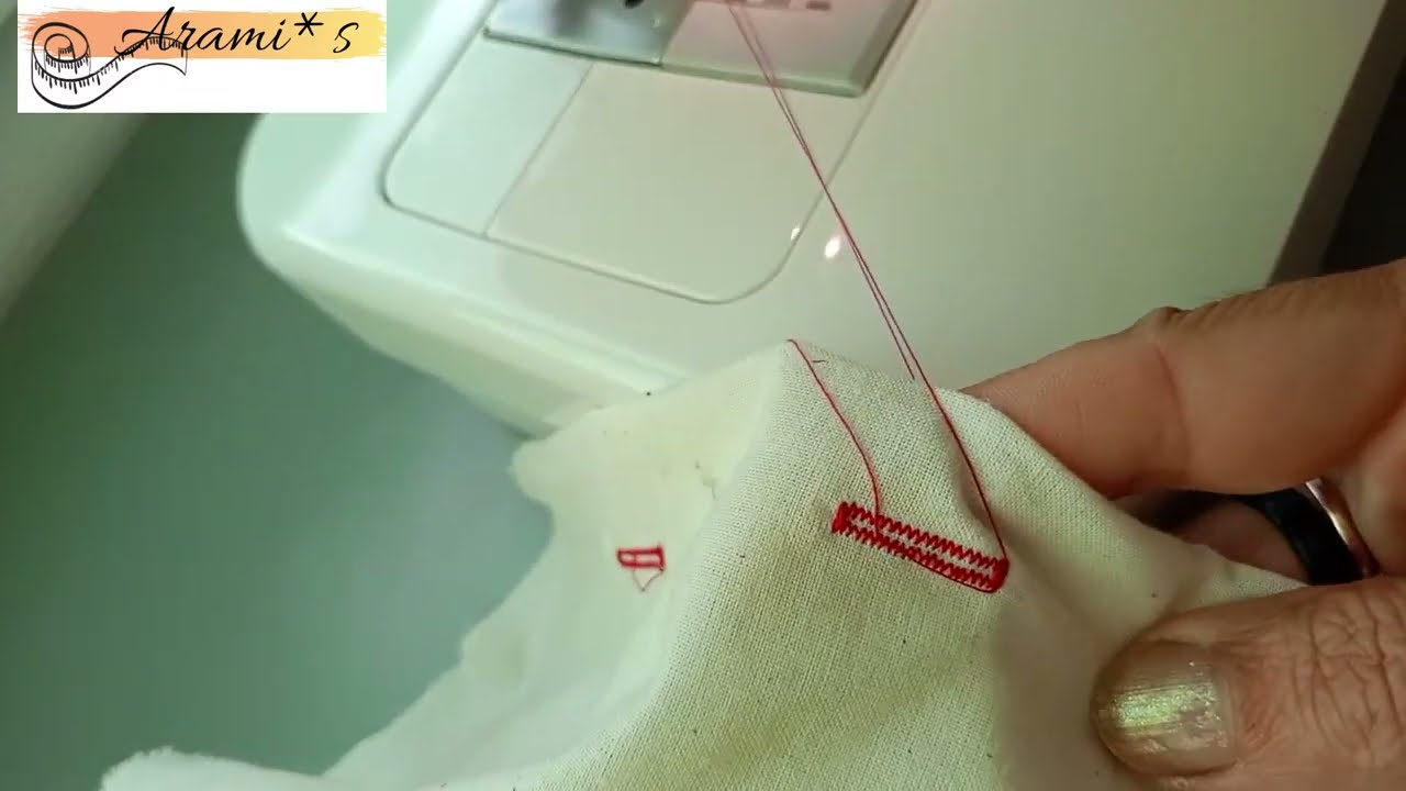 Comment faire la boutonnière sur Elna jean 3210