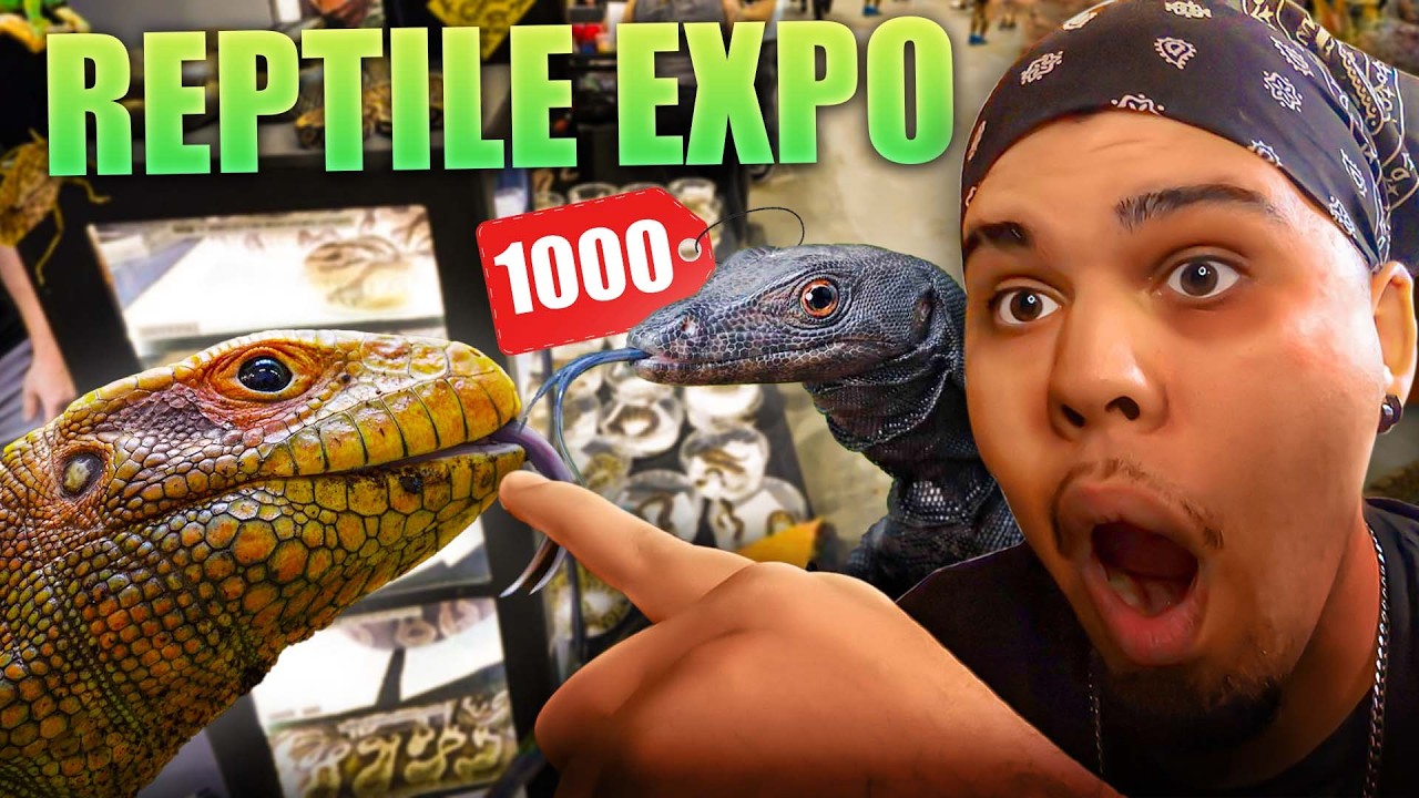 I SPENT $1000 AT THIS REPTILE EXPO!!!