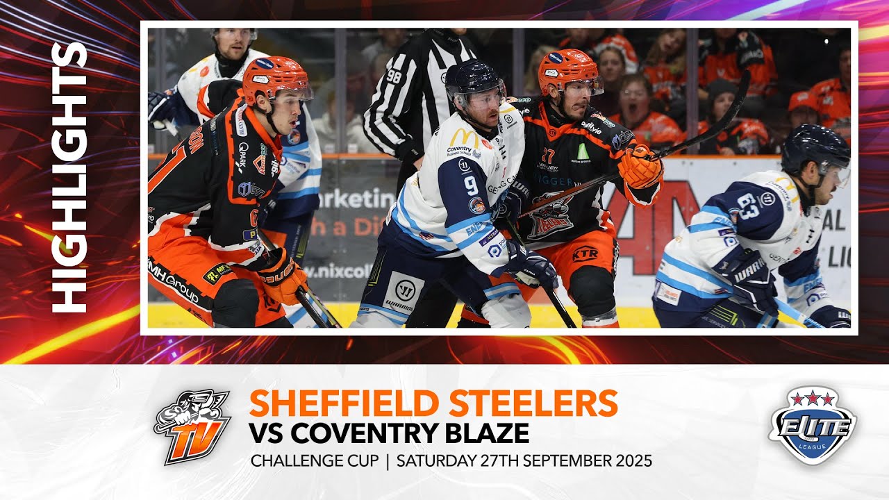 Sheffield Steelers v Coventry Blaze - Challenge Cup - 27th September 2025