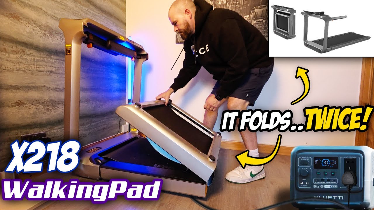 Supercharge Your Workouts: Walking Pad X218 Review with BLUETTI Power!