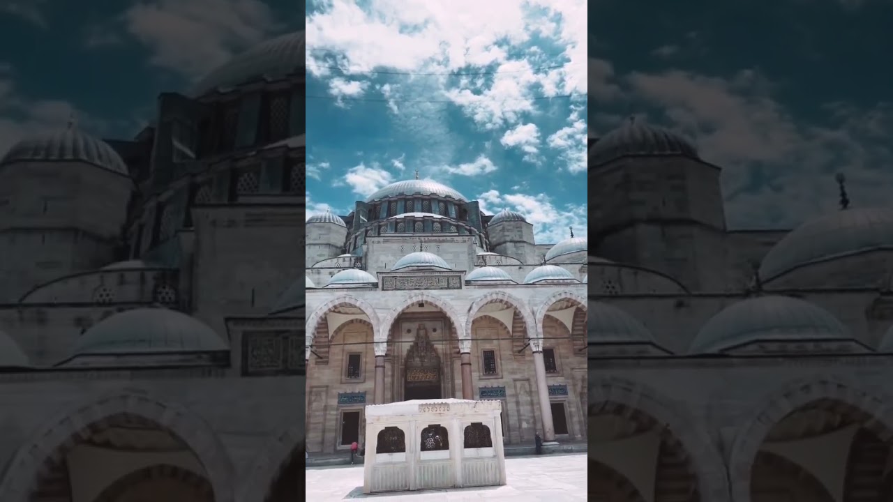 Mosque of Suleiman - Istanbul, Turkey! #travelvlog #europe #asia #travel #architecture #shorts