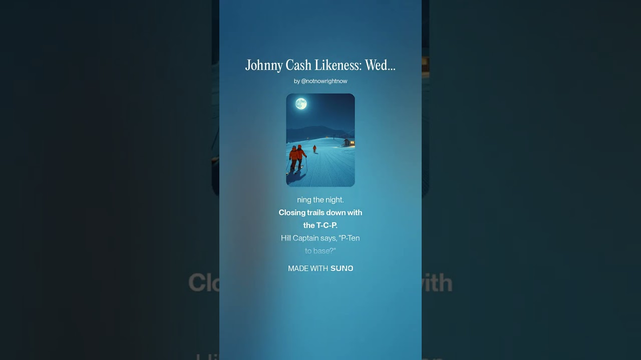 Johnny Cash Likeness  Wed  Night crew