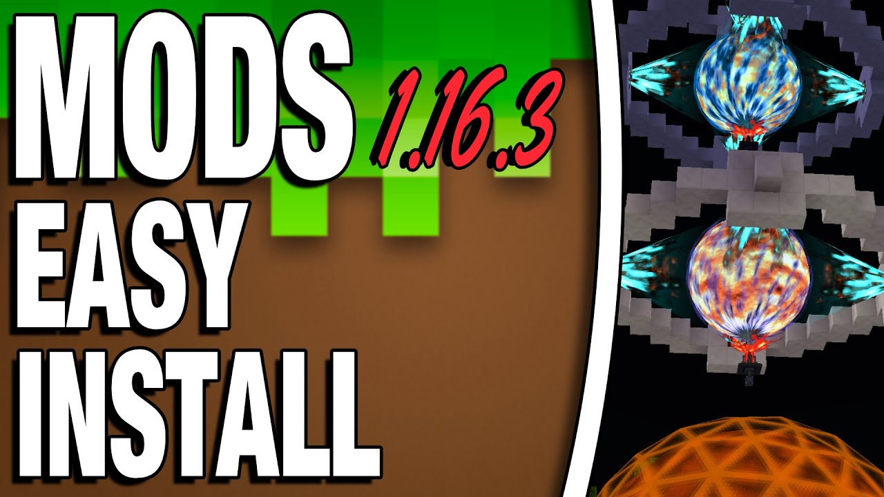 HOW TO INSTALL MODS IN MINECRAFT 1.16.3 (EASY)