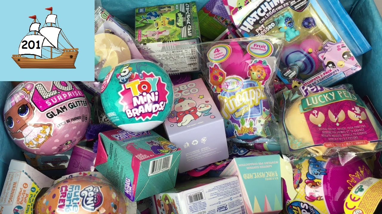 Blind Bag Ship # 201 Toy Mini Brands Littlest Pet Shop Soda Kats Funko Num Noms Pineapple Shopkins