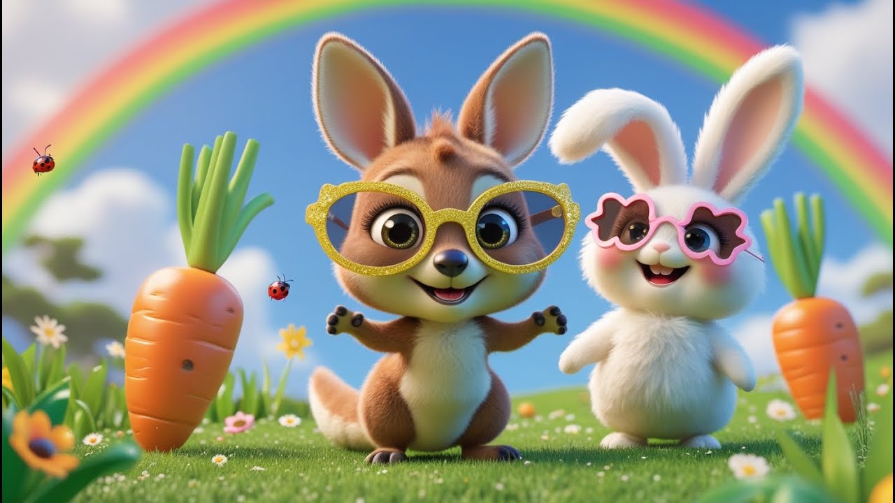 Canguru Cang&ugrave; Salta Su 🦘 Musica Canzoni per Bambini Piccoli da Ballare in Italiano, Cartoni Animati
