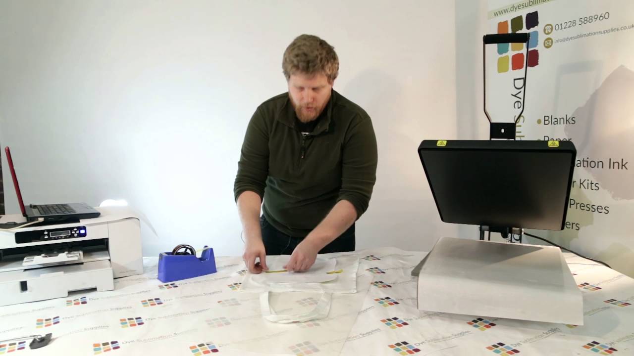 How to: sublimate a canvas bag - Sublimation printing with Dye Sublimation Supplies