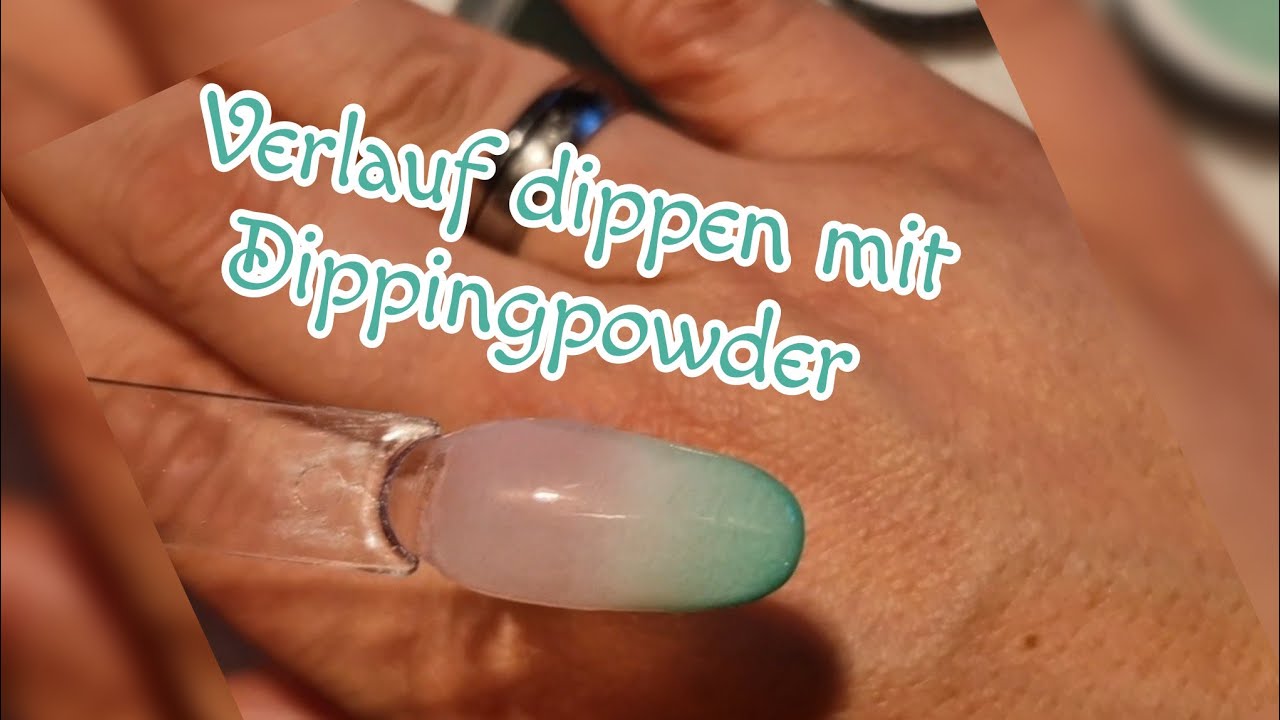 Dipping Powder Verlauf dippen mit Dippingpowder von 