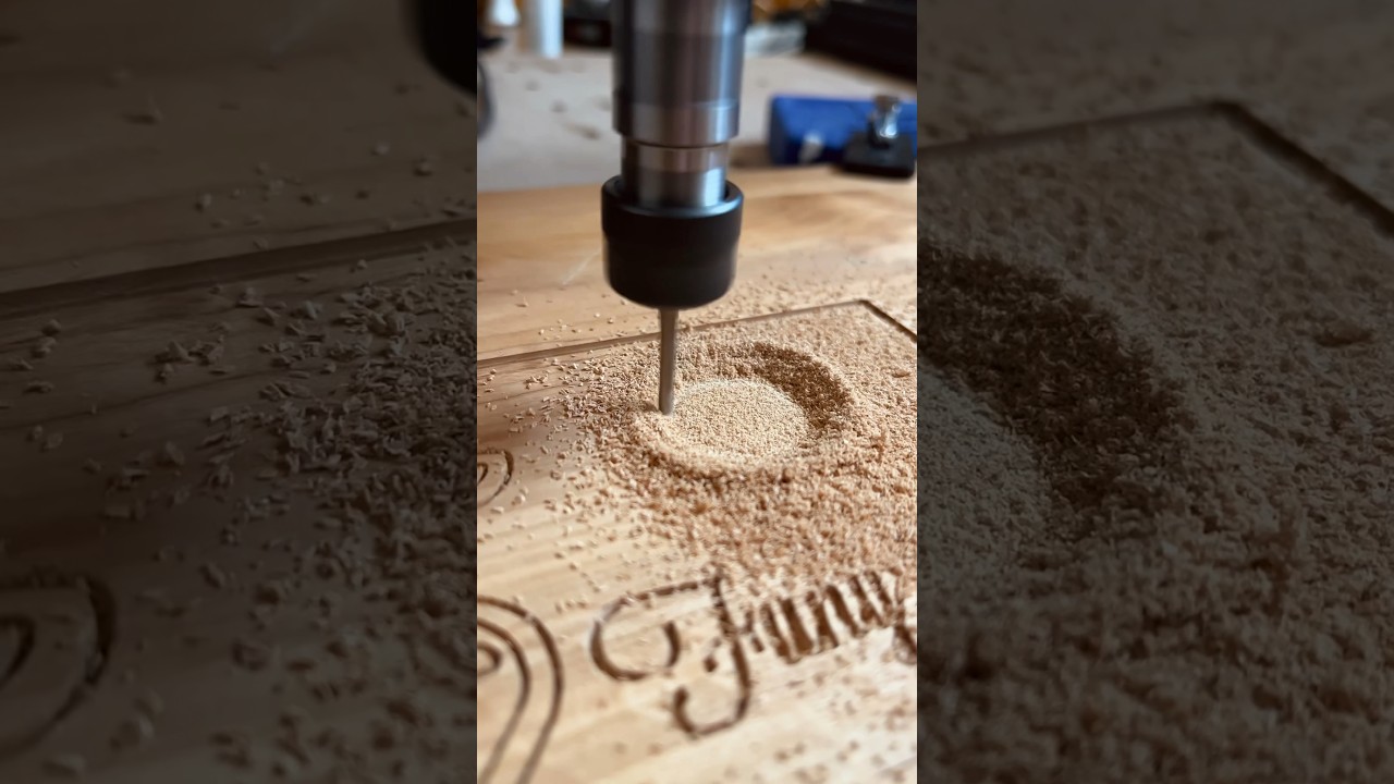 First Try CNC Two Trees TTC 450. Spindle 500 w