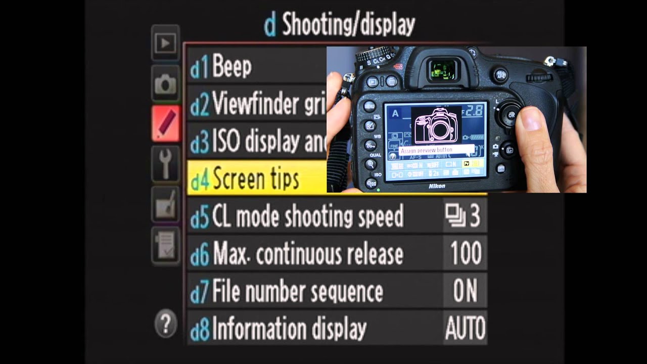 Nikon D600 Custom Settings Menu Walkthrough