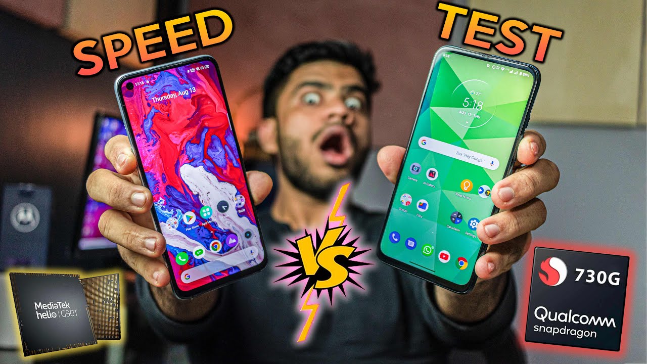 Realme 6 vs Moto One Fusion Plus Speed Test (G90T vs 730G) Baap Kon??