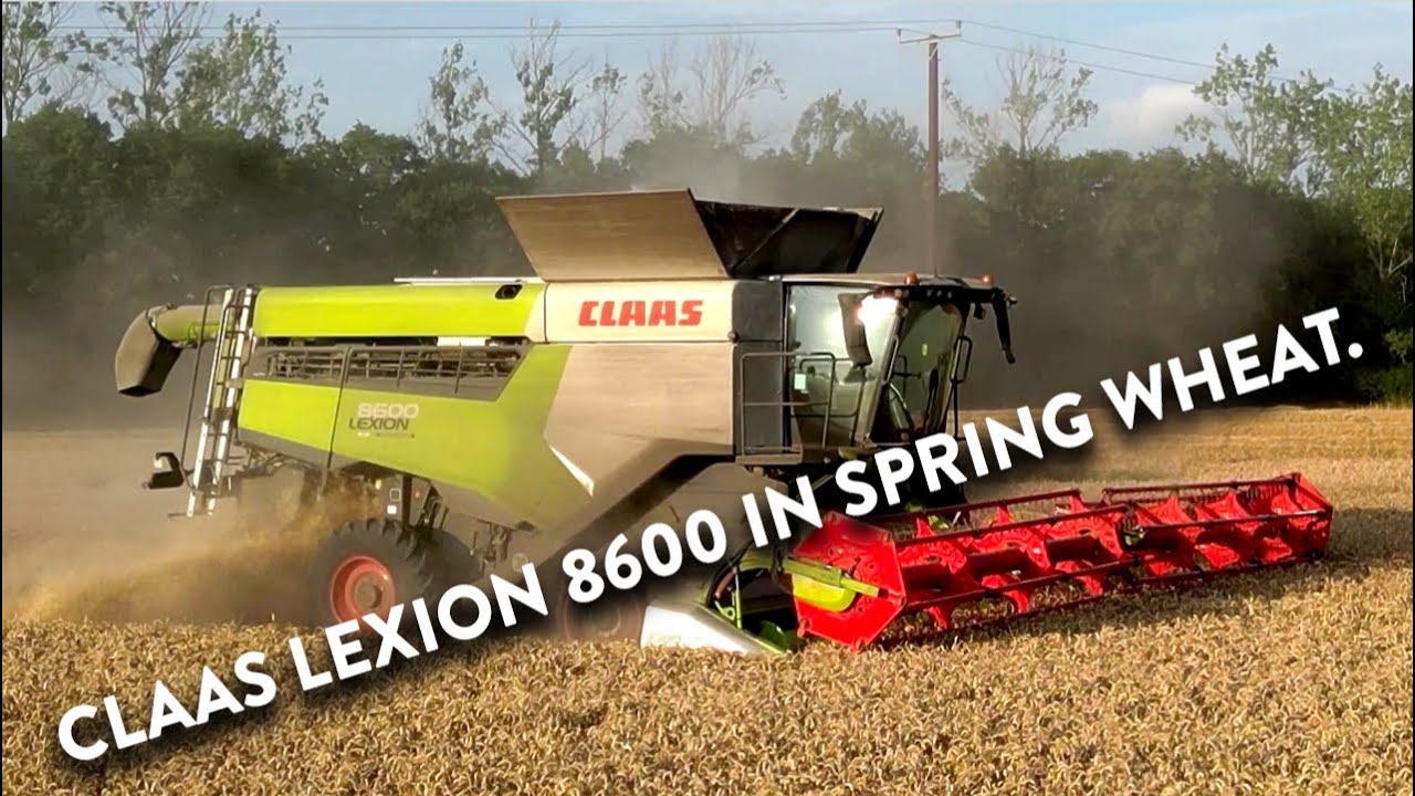 4Kᵁᴴᴰ Harvest 2024: FS Watt's Claas Lexion 8600 TT cutting wheat in Great Glemham