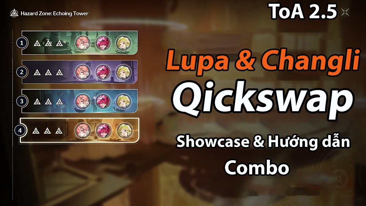 S0R1 Lupa & S1R1 Changli Showcase | Guide - Hướng dẫn COMBO dễ học | Wuthering Waves