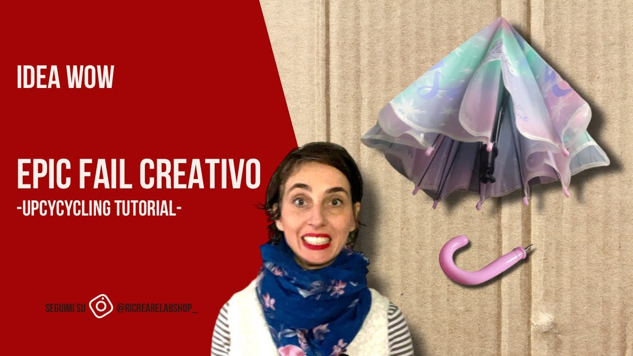 Epic Fail Creativo &ndash; L&rsquo;ombrello diventa gonna #upcycling