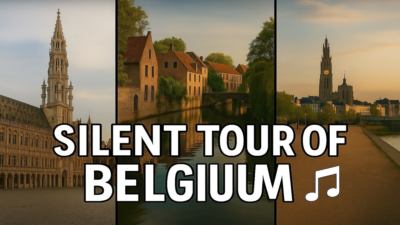 Discover Belgium’s Hidden Gems Travel Video with Background Music Only.