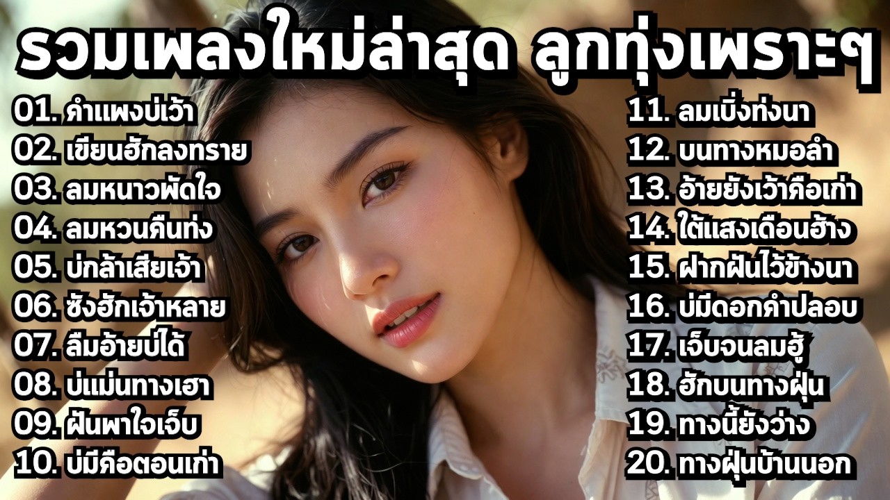 💞 รวมเพลงลูกทุ่งใหม่ล่าสุด 2026 เพราะโดนทุกอารมณ์