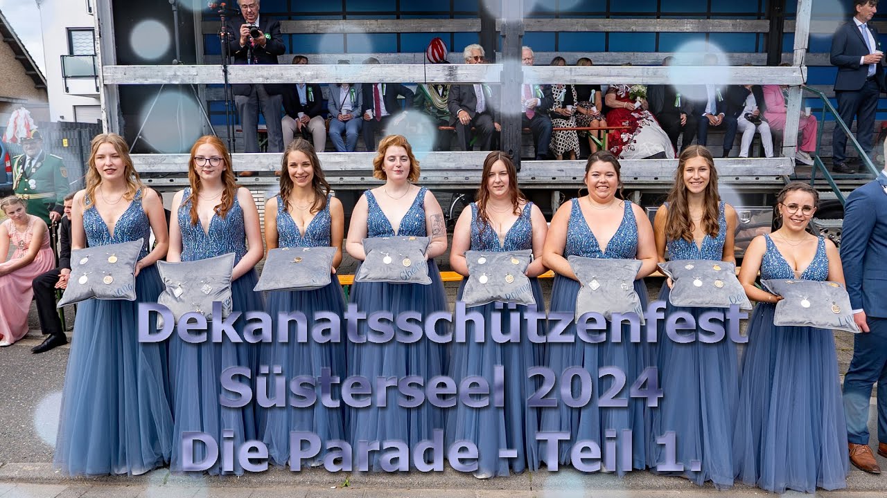 Dekanatsschützenfest Süsterseel - Die Parade Teil 1, 26 Mai 2024 - Dekanat Selfkant - Gangelt 🎺🥁👍