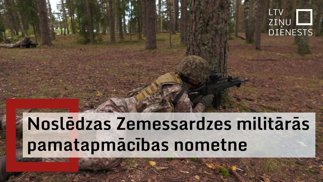 Augšdaugavas novadā noslēdzas Zemessardzes militārās pamatapmācības nometne
