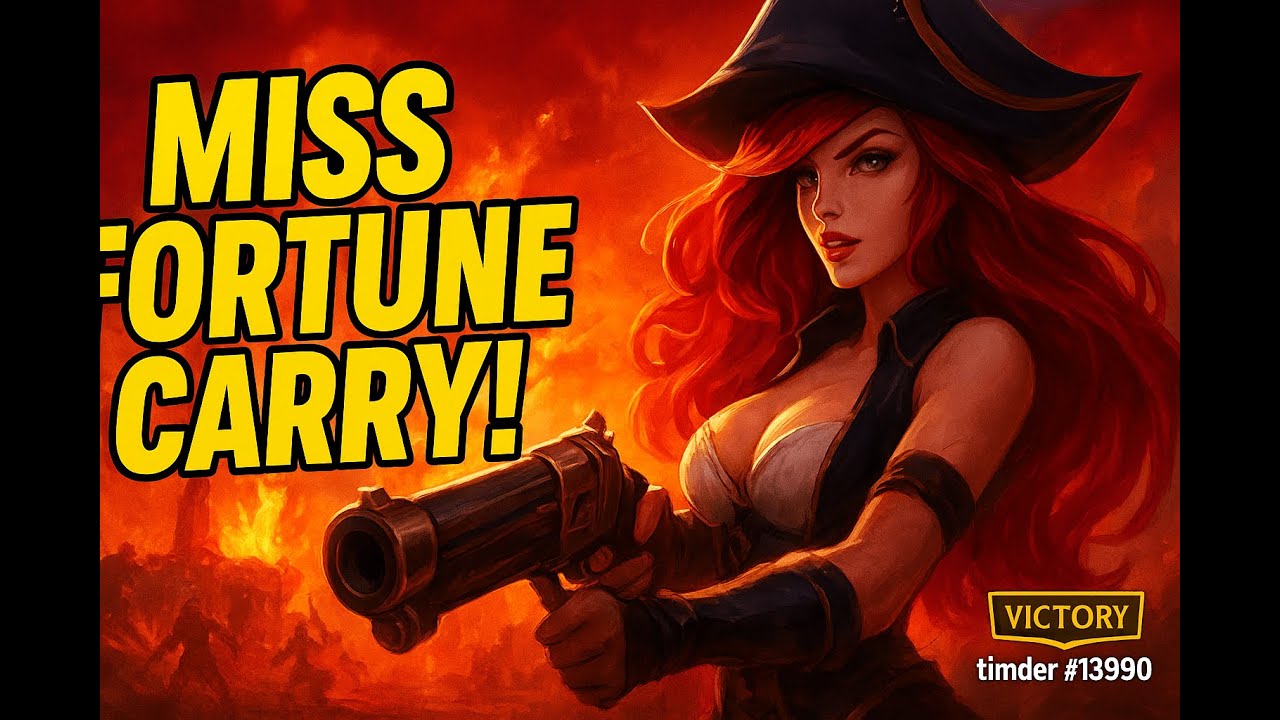 League of Legends Normal – Miss Fortune ADC Carry Victory! (timder 