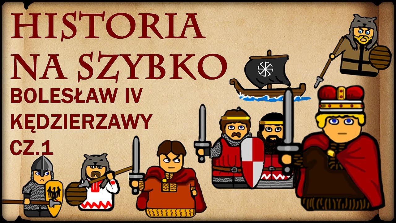 Historia Na Szybko - Bolesław IV Kędzierzawy cz.1 (Historia Polski #22) (1146-1155)