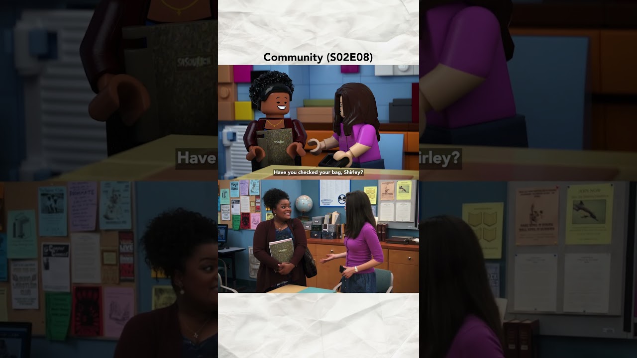 Show: Community (S02E08) - in LEGO! #community #lego #animation #blender
