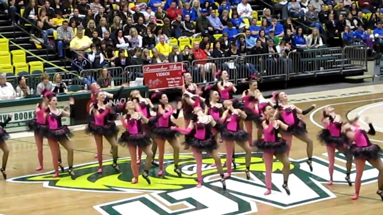 BHS 1st place drill team kick routine on pointe 2011