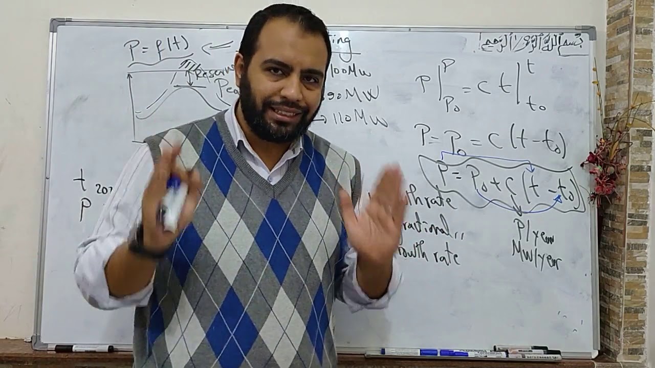 Load Forecasting part 1 (load estimation, fractional growth rate, constant rate)