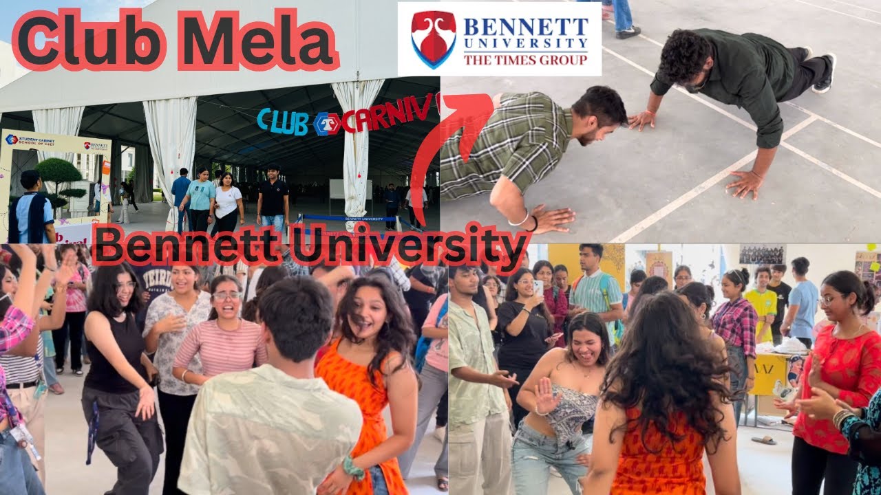Club Mela in Bennett University ✅ | Vlog | Bennett University 🤯