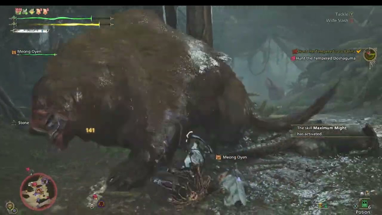 Event Quest Hunt Tempered Lala Barina & Doshaguma