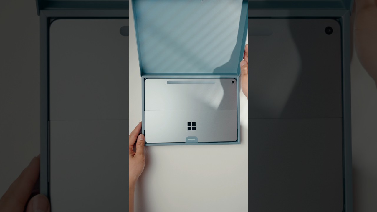 Do I switch from Apple? @surface @Microsoft #desksetup #pc #gmaing #unboxing #surfacepro