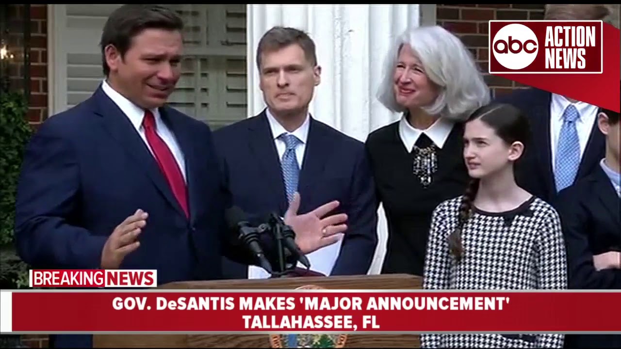 Governor Ron DeSantis announces Carlos Muñiz to be third Supreme Court appointee